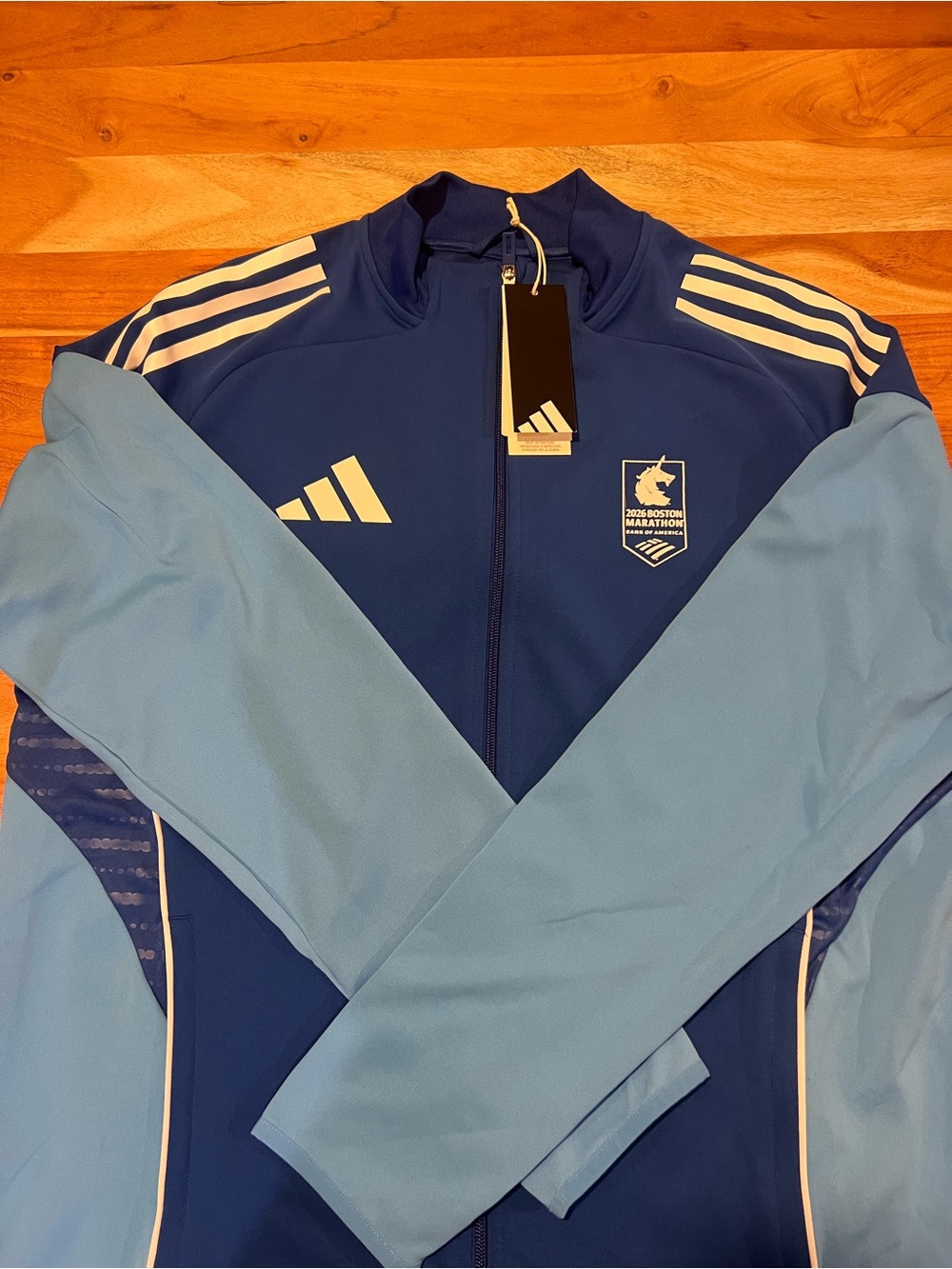 2026 Blue Boston Marathon Jacket - New with Tags